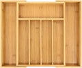 VaeFae Bamboo Drawer Organizer, Expandable Silverware Drawer Organizer by VaeFaeDirect