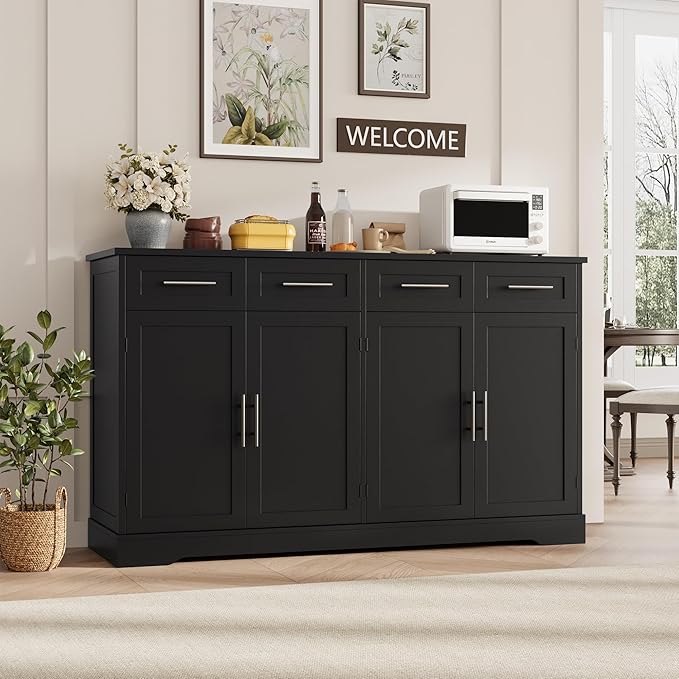 HOSTACK 60" Large Buffet Sideboard - Image 4