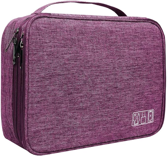 Electronics Organizer, Jelly Comb Electronic Accessories Cable Organizer Bag by OLIVIALIVING
