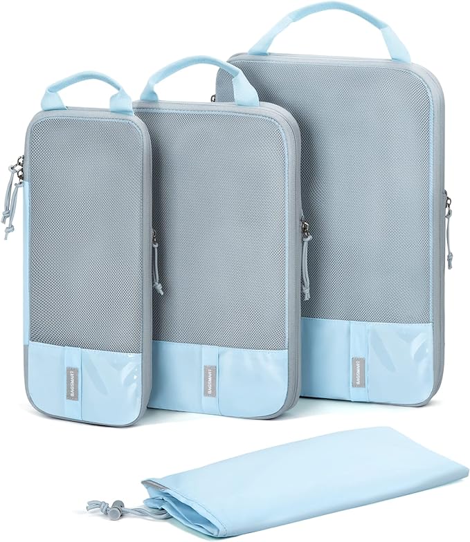BAGSMART 6 Set /4 Set/2 Set Compression Packing Cubes by BAGSMART