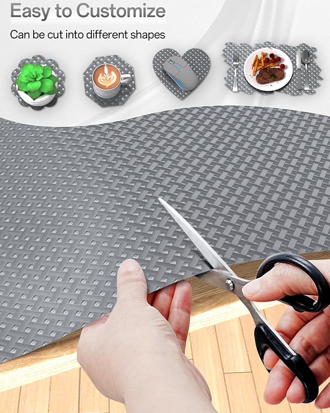 Shelf and Drawer Liner for Kitchen Cabinet, Non-Adhesive 18in x 240in - Image 6