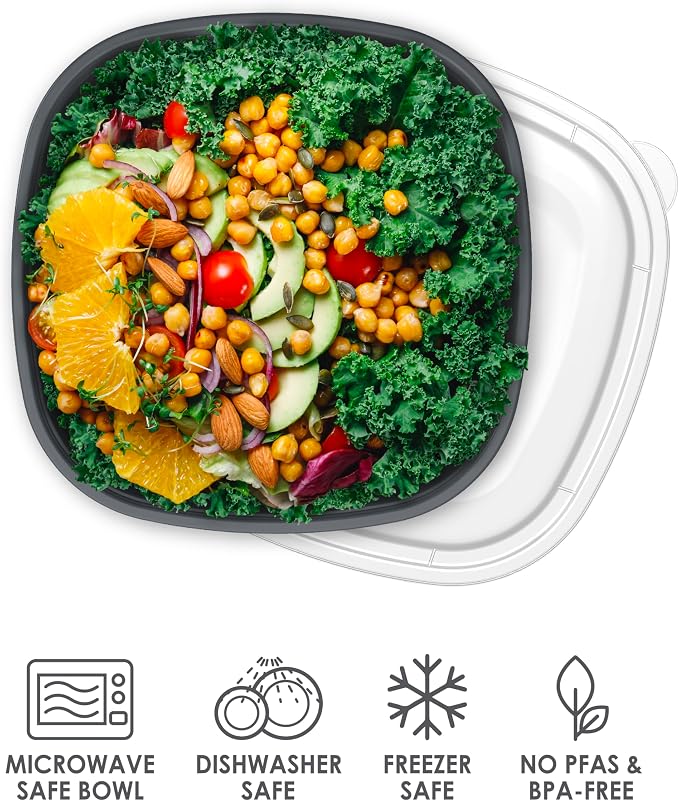 Bentgo Prep - 1-Compartment Bowls - Reusable, Microwaveable - Image 3