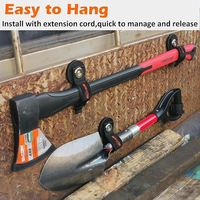 MUTUACTOR 2packs Magnetic Hooks Heavy Duty, Strong Magnet Garage Hook Large - Image 6