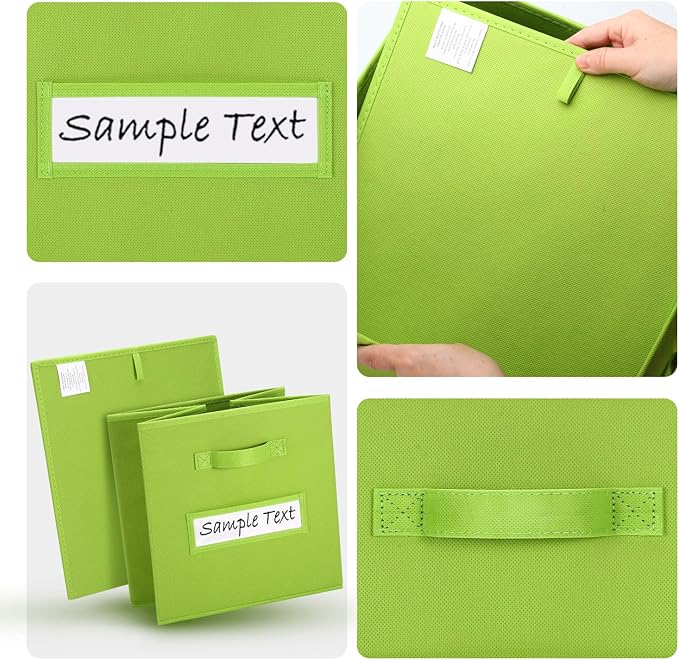 artsdi 11x11 storage cube bins Foldable Fabric storage cubes - Image 3
