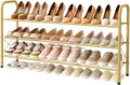 Hoctieon 3 Tier Mesh Style Shoe Rack, Entryway Shoe Shelf, Shoe Storage by Hoctieon