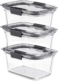 Rubbermaid Brilliance Glass Storage 4.7-Cup Food Containers by Rubbermaid