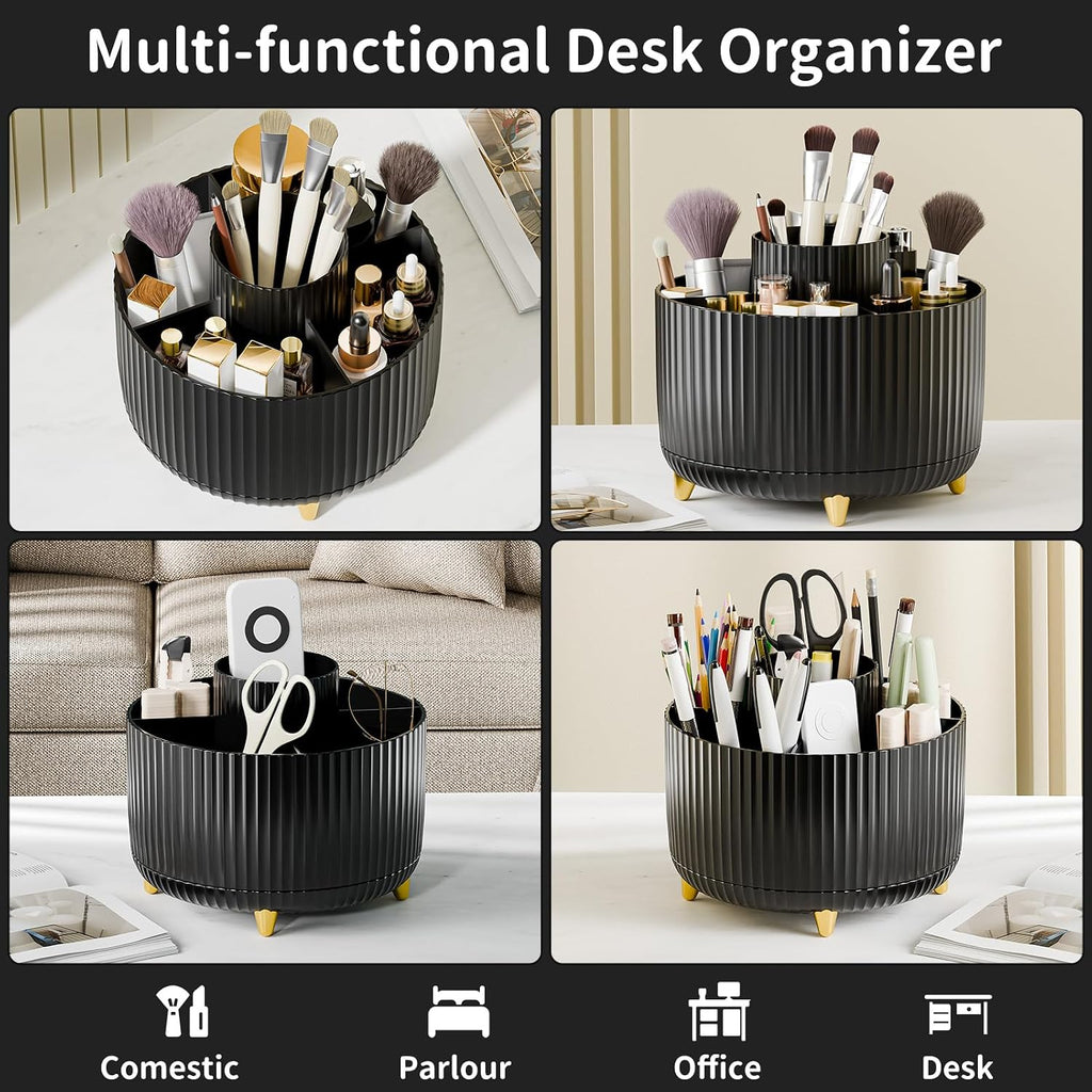 fanado 360° Rotate Makeup Brush Holder Organizer, Makeup Organizers