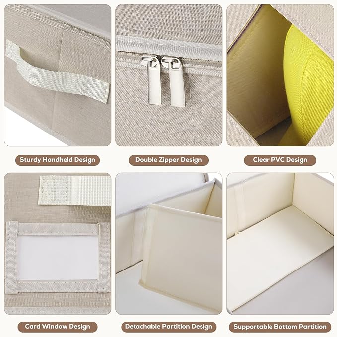 2 Pack Hat Storage for Baseball Caps-Holds Up to 48 Caps, Hat Organizer for - Image 6