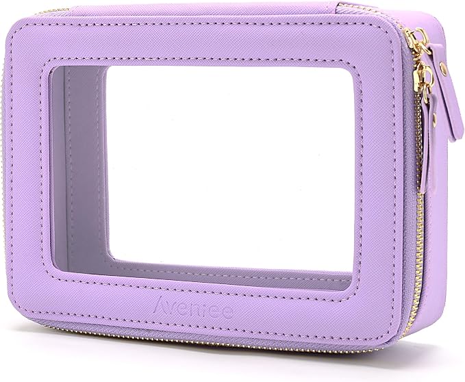 Aveniee Clear Makeup Bag Organizer, Travel Toiletry Bag Cosmetic Case by Aveniee
