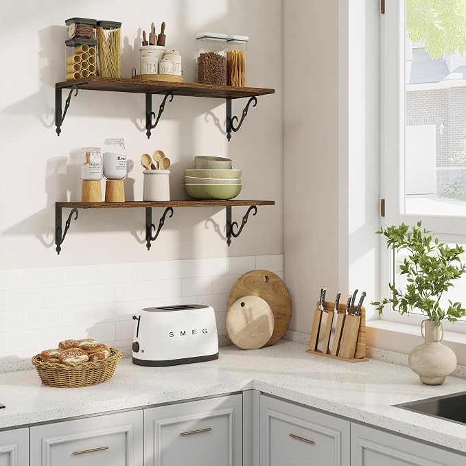 RICHFOCUS 12 Inch Deep Floating Shelves - Image 2