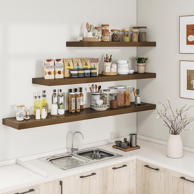 RICHFOCUS 72Inch Floating Shelves - Image 5
