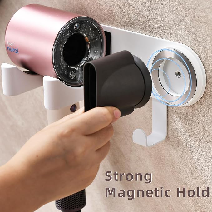 Hair Dryer Holder Wall Mounted, Blow Dryer Holder - Image 4