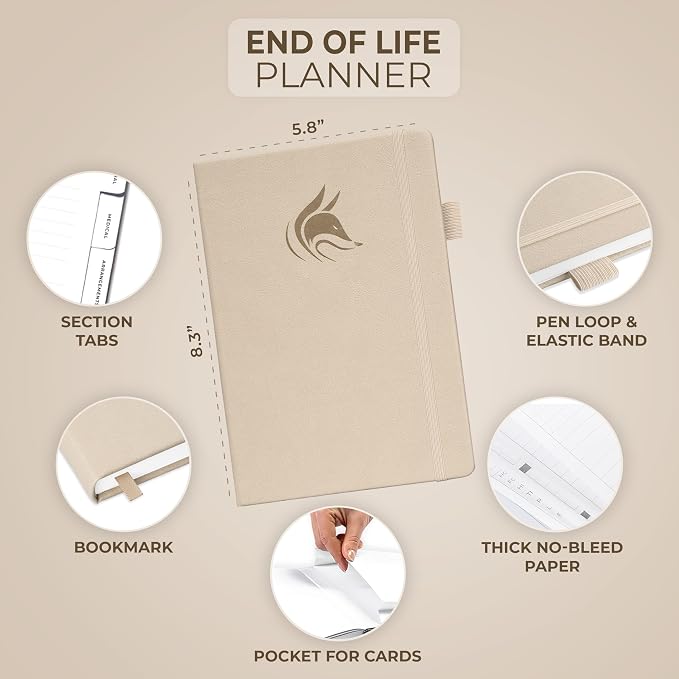 Clever Fox End of Life Planner – Final Arrangements Organizer - Image 2