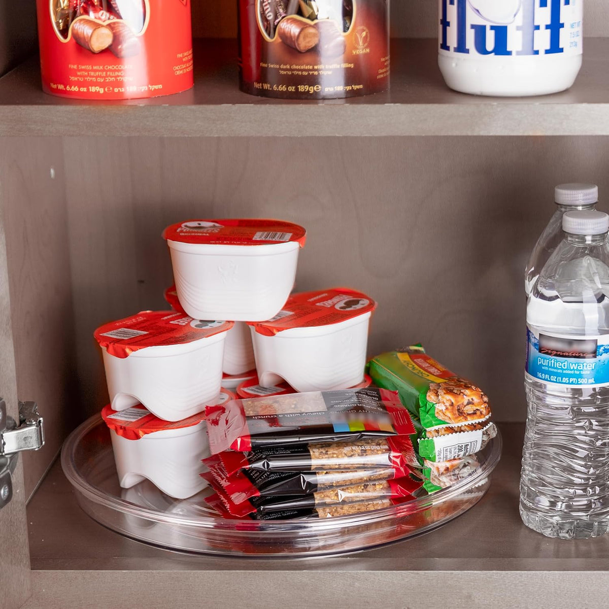 primebox 13.25" Lazy Susan Organizer. 360 Degree Rotating Turntable