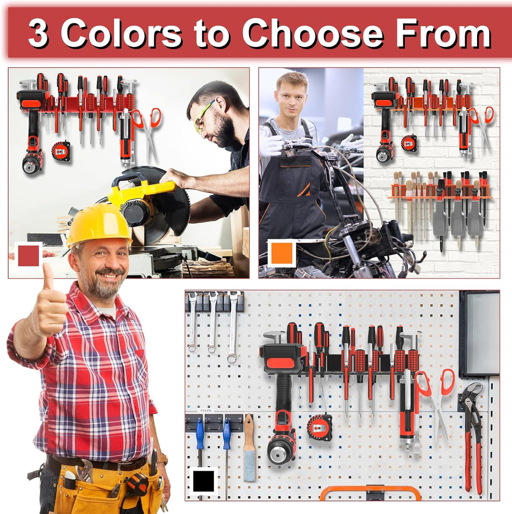 Metal Screwdriver Organizer, Wall Mount Plier Organizer Hammer Holder
