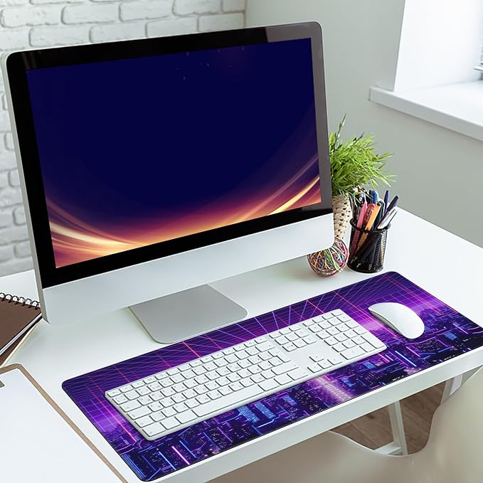Desk Mat, Cyberpunk Gaming Mouse Pad, XXL Extended Mouse Pad Mat - Image 6