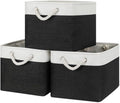 Bidtakay Black Storage Baskets for Shelves Collapsible Organizer Baskets for by BidtakayBaskets