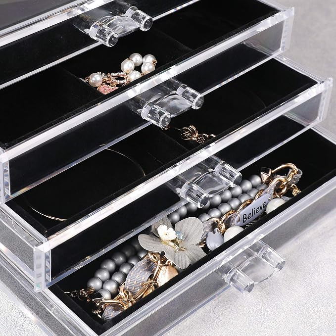Frebeauty Extra Large Acrylic Jewelry Box - Image 2