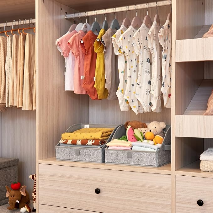GRANNY SAYS Trapezoid Storage Bin, Closet Shelf Organizers, Fabric Storage Bins - Image 5