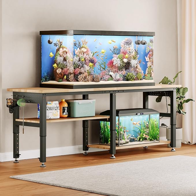SPECRAFT Adjustable 2-Tier Workbench - Image 4