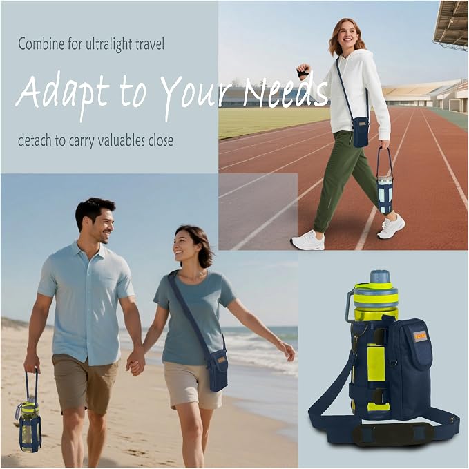 Water Bottle holder with Strap, Holder Carrier - Image 5
