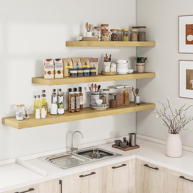 RICHFOCUS 72Inch Floating Shelves - Image 5