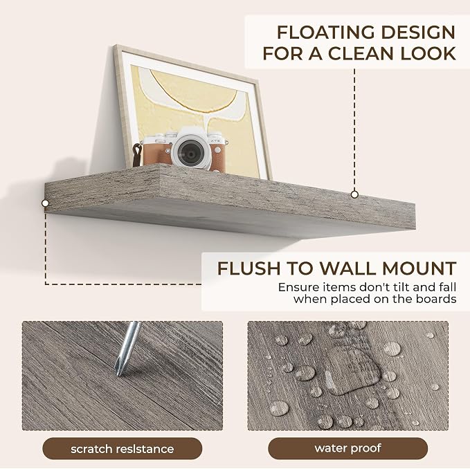 RICHFOCUS 24Inch Floating Shelves - Image 6