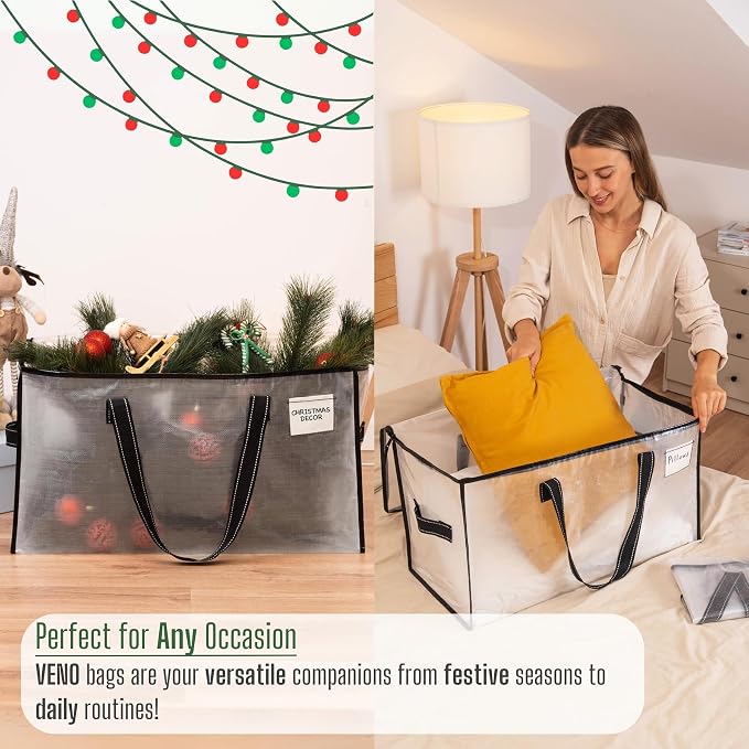VENO 8 Pack Moving Bags, Comforter and Blanket Storage Bags - Image 7