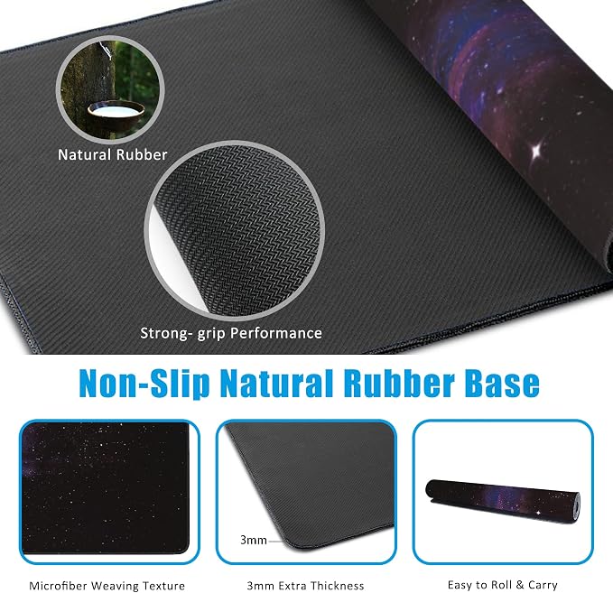 Mouse Pad, Abstract Space Desk Mat - Image 5