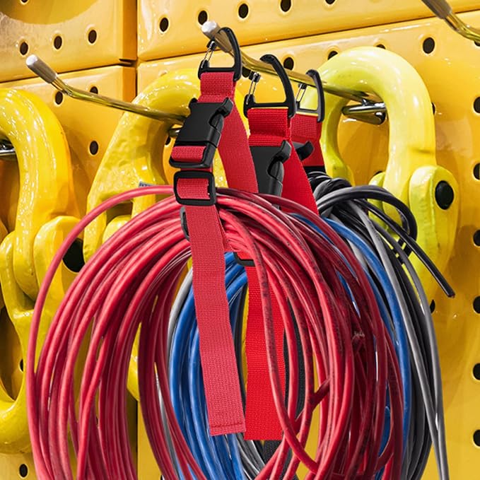 12 Pack 17 Inch Adjustable Extension Cord Holder Organizer - Image 6