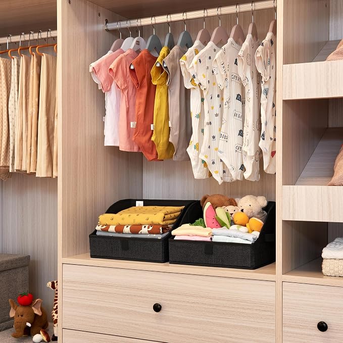 GRANNY SAYS Closet Organizer Bins, Trapezoid Storage Bin, Storage Baskets - Image 5