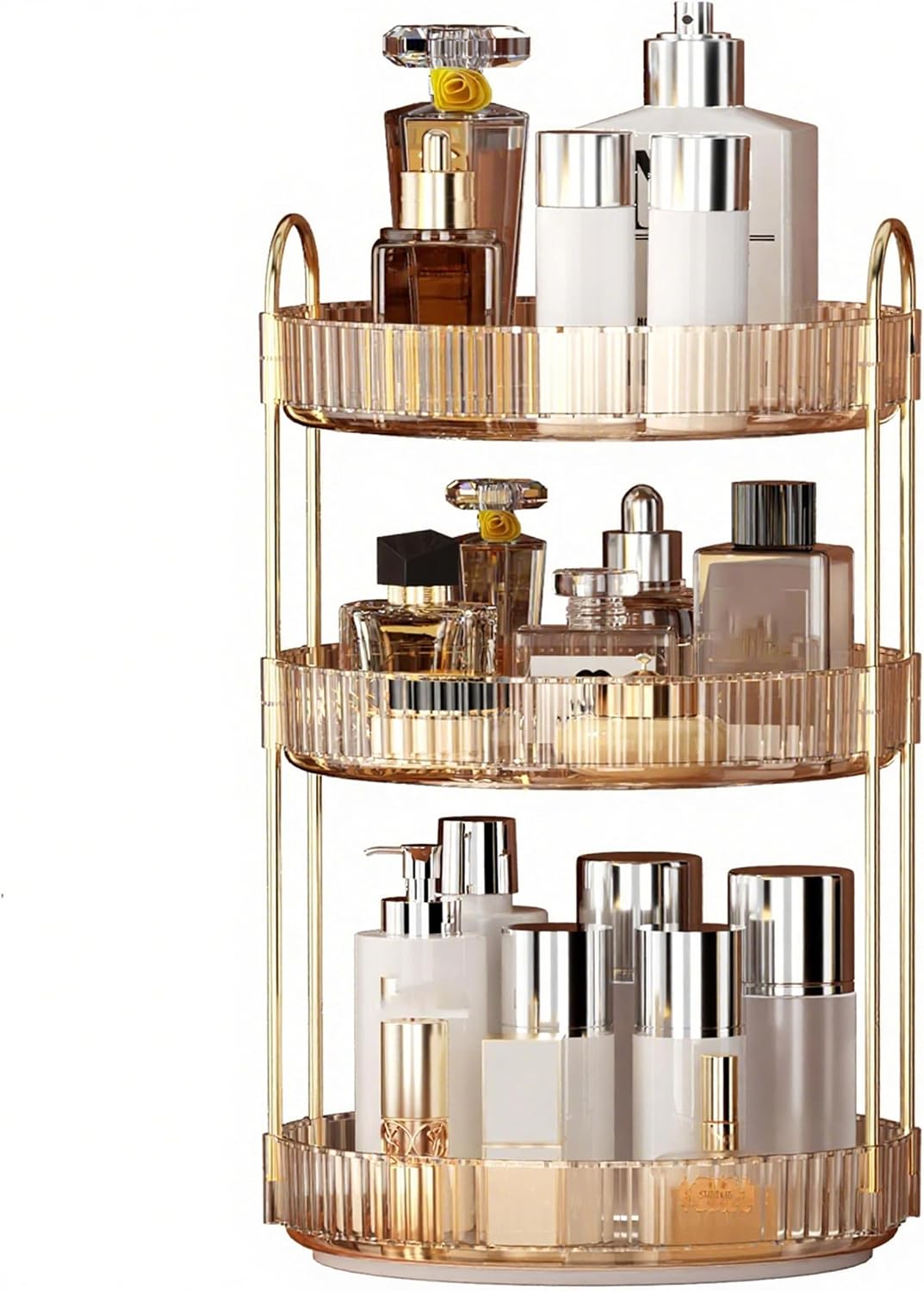 YCIA&DONE 360 Rotating Makeup Organizer and Storage for Vanity