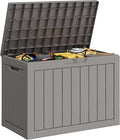 40 Gallon Outdoor Storage Deck Box Waterproof, Garden Tool, Backyard Cushion by WTFGO