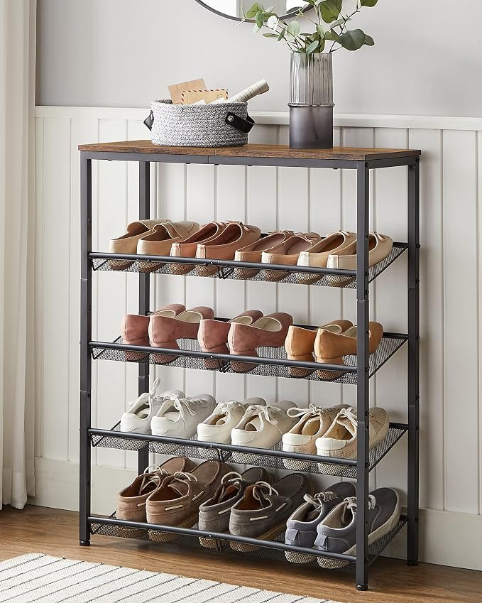 VASAGLE Shoe Rack for Entryway, 5-Tier Shoe Rack Organizer - Image 8