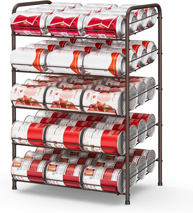 Vrisa Can Rack Organizer 5 Tier Cans Storage Organizer by Vrisa