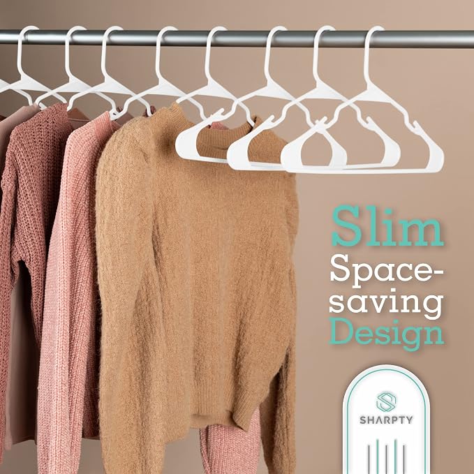 Sharpty - Plastic Hangers - Adult Clothes Hangers - T-Shirt, Coat Hangers & - Image 5