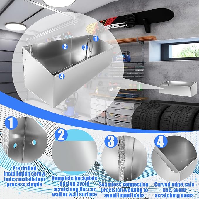Aluminum Fuel Tank Rack Multi Use Storage Cabinet Holder Organizer Length 24" - Image 3