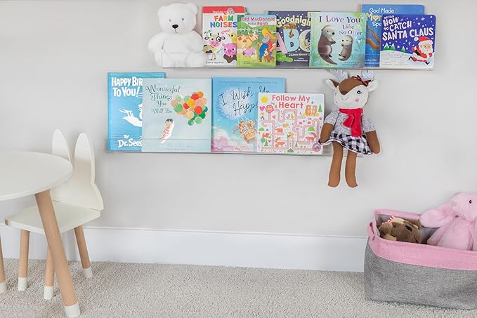 Rebecca Luxurious Acrylic Floating Shelves - Image 2