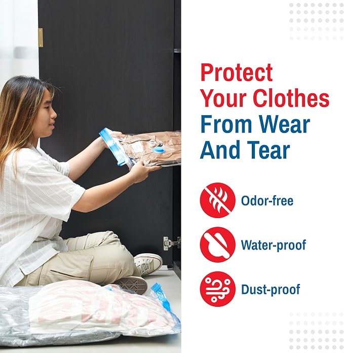 10-Pack Variety Vacuum Storage Bags - Image 2