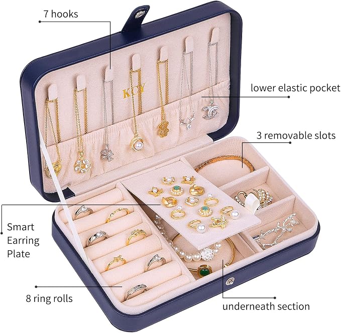KCY Travel Jewelry Organizer Box - Image 2
