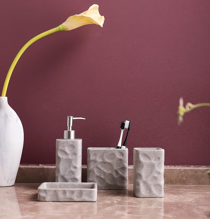 Hymmah Bathroom Accessories Set, Toothbrush Holder, Farmhouse Bathroom Decor - Image 6