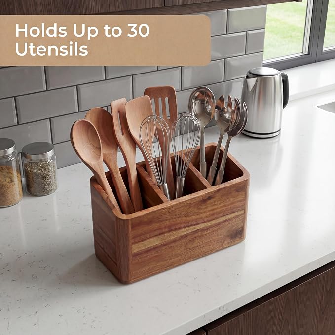 Dstuff Large Kitchen Utensil Holder Organizer - Image 7