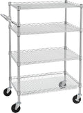 Finnhomy 4 Tier Heavy Duty Commercial Grade Rolling Cart by Finnhomy