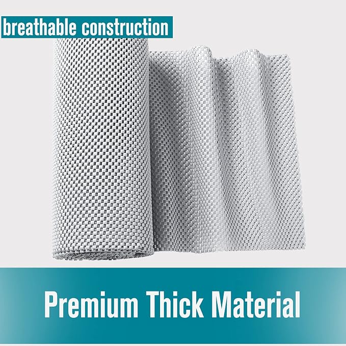 Drawer Shelf and Cabinet Liner, Thick Strong Grip, Non-Adhesive Liners Protect - Image 5