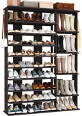 HOMEFORT 10 Tiers Shoe Rack, 50 Pairs Large Shoe Shelf, 61.8" Tall Shoe Tower by HOMEFORT