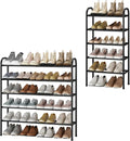 STO STO Expandable Shoe Rack, 5-Tier Metal Shoe Rack by STOSTO