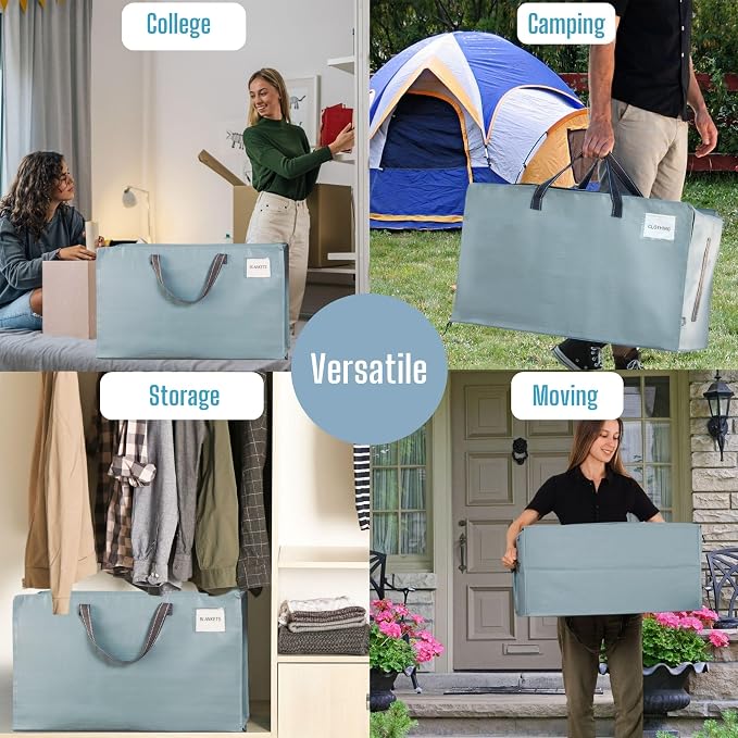 VENO 6 Pack Moving Bags and Large Christmas Decoration Storage Bins - Image 7