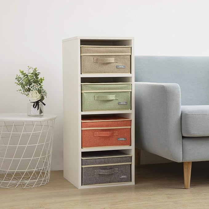 YueYue Cloth Foldable Fabric Bins Box Storage - Image 3
