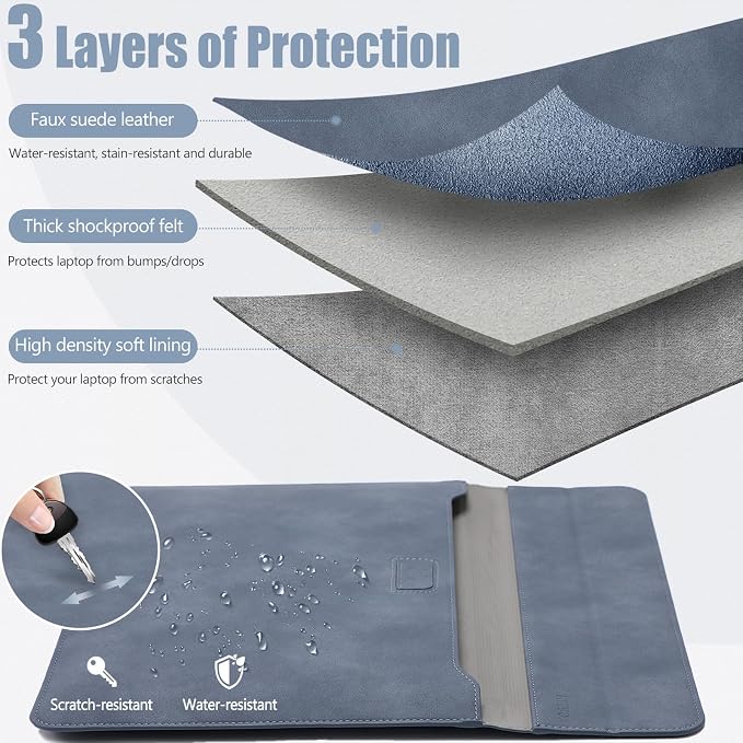 HYZUO 13.3-14 Inch Laptop Sleeve Case - Image 3