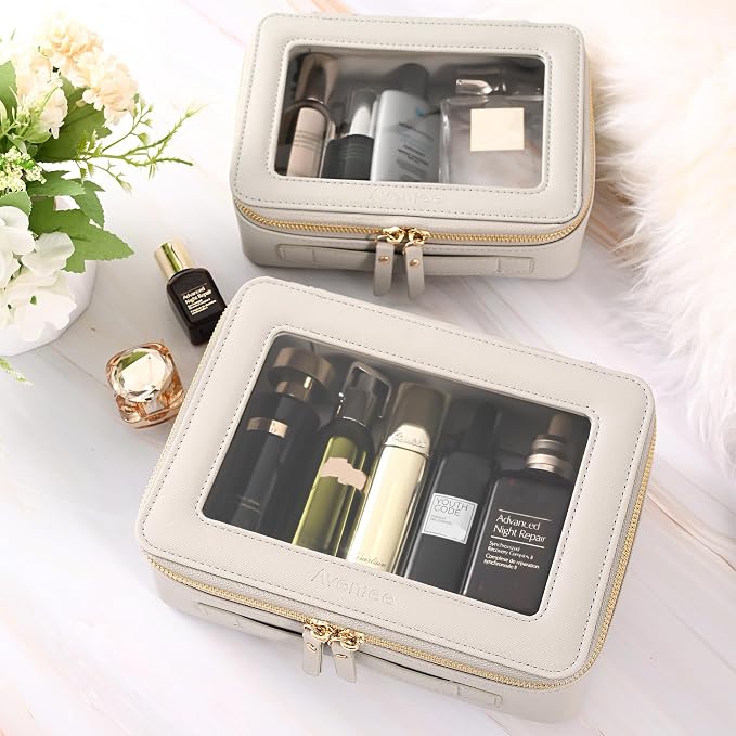 Aveniee Clear Makeup Bag Organizer, Large Travel Toiletry Bag - Image 5